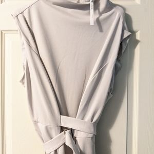 NWT Asos light grey silver sleeveless dress